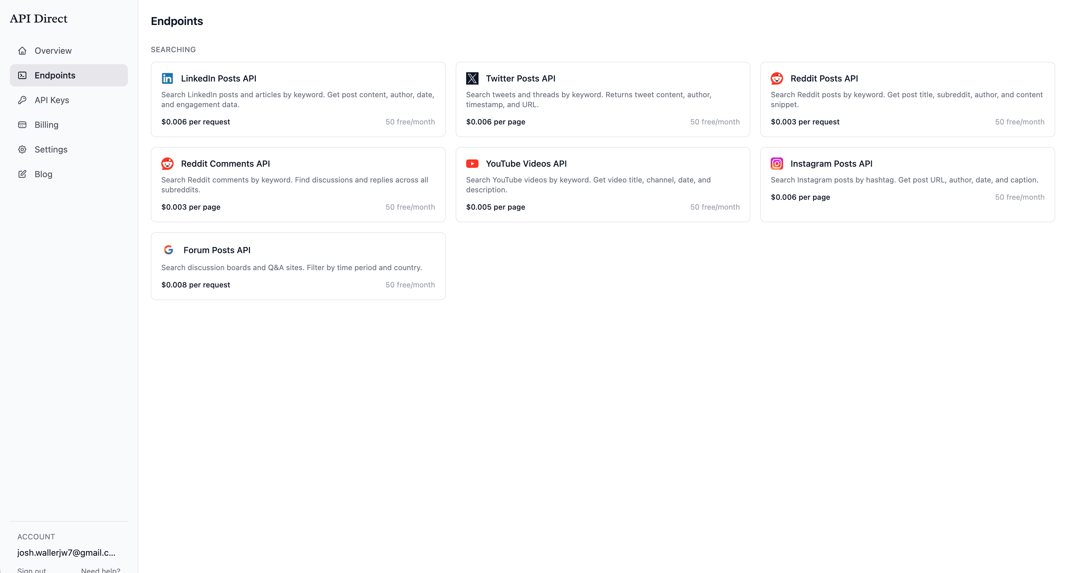 API Direct screenshot 2