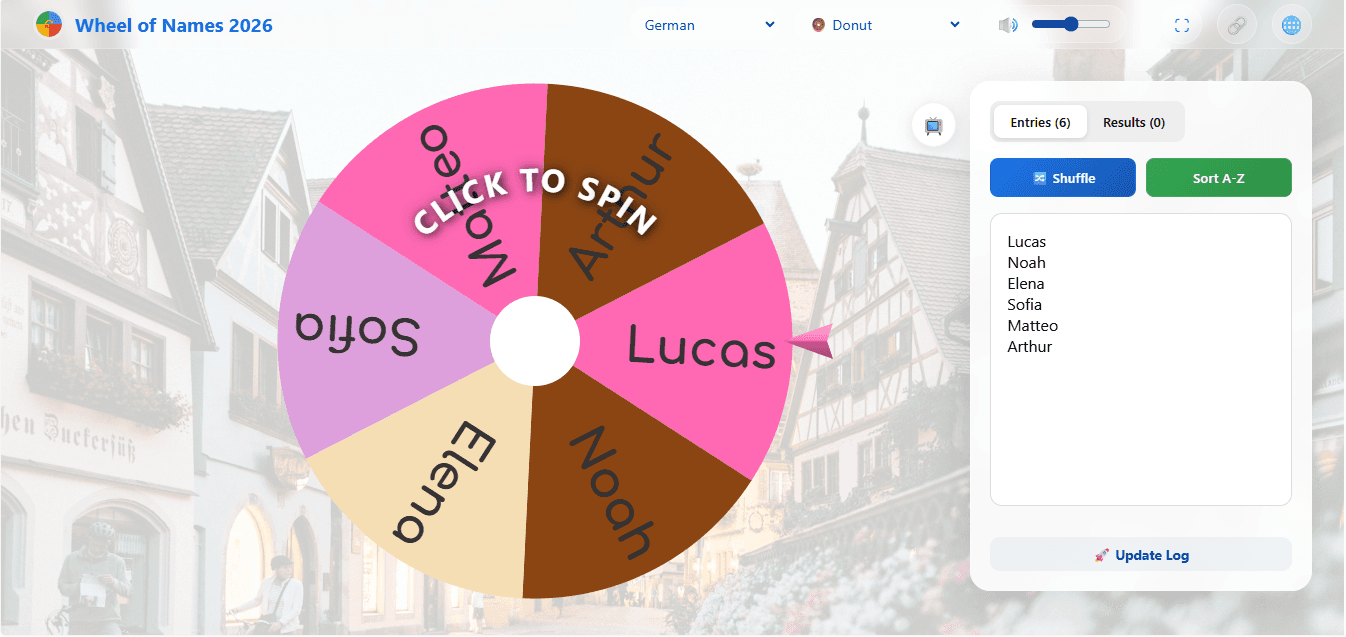 Wheel of Names 2026 screenshot 4