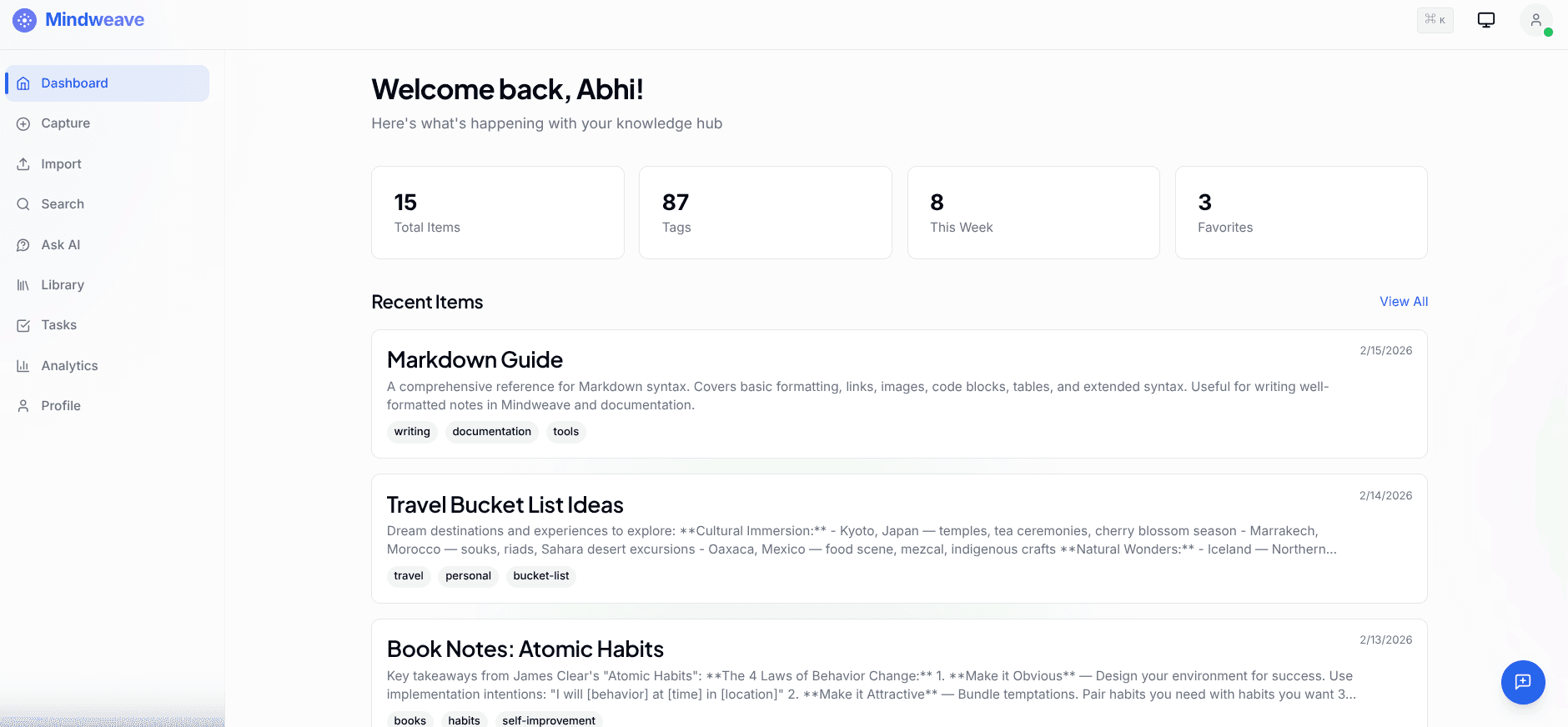 Mindweave screenshot 4