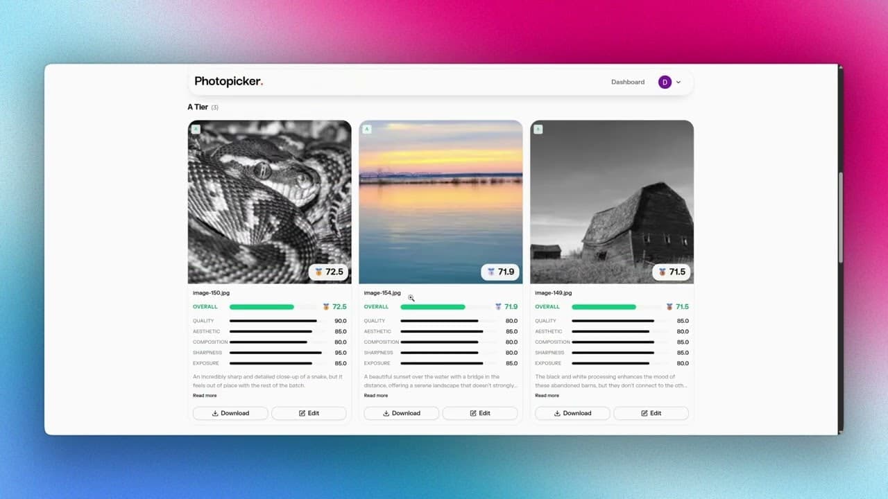 PhotoPicker - AI Photo Editor screenshot 1