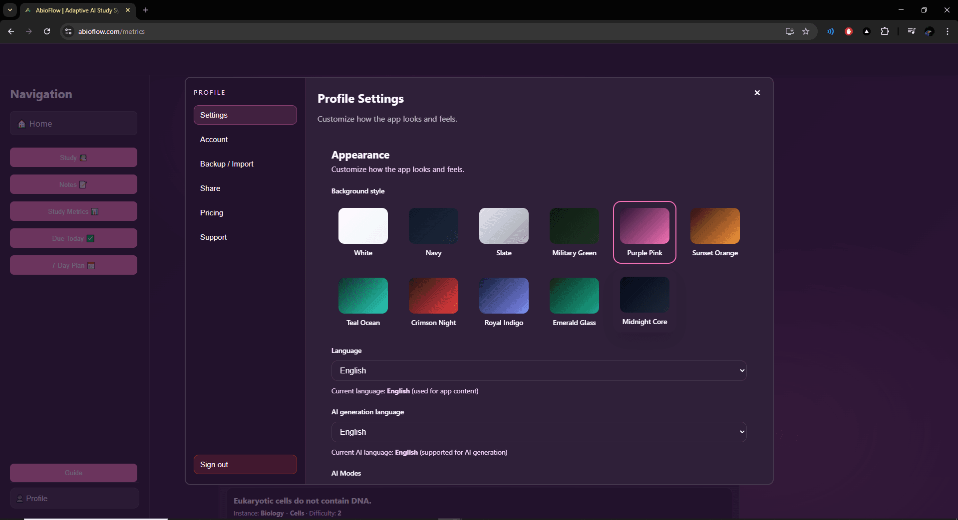 AbioFlow screenshot 4