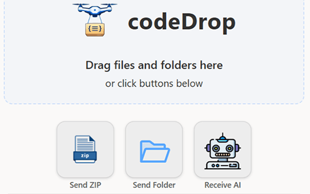 CodeDrop screenshot 1