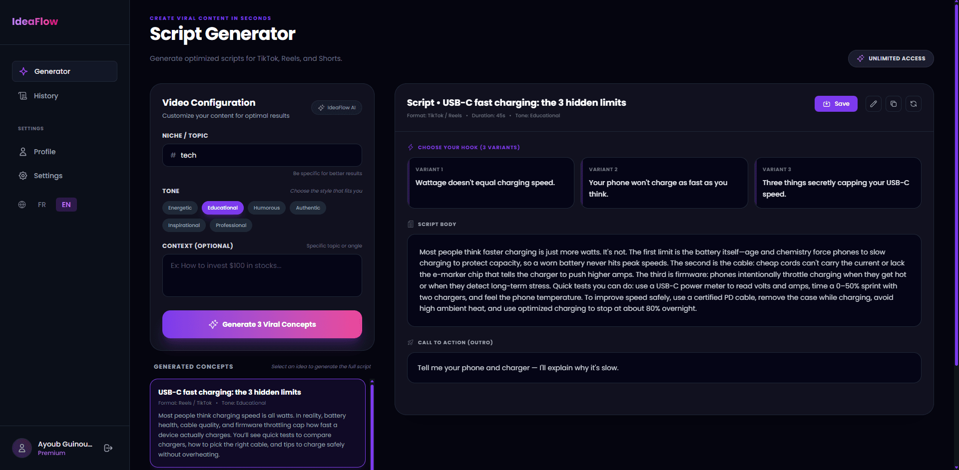IdeaFlow screenshot 3