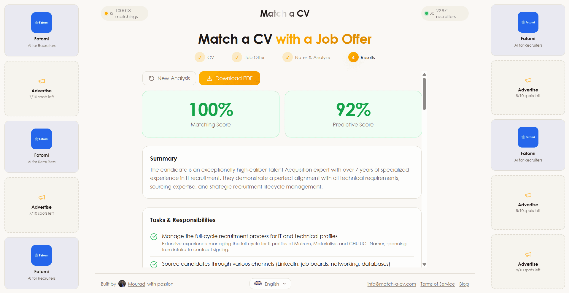 Match a CV screenshot 3