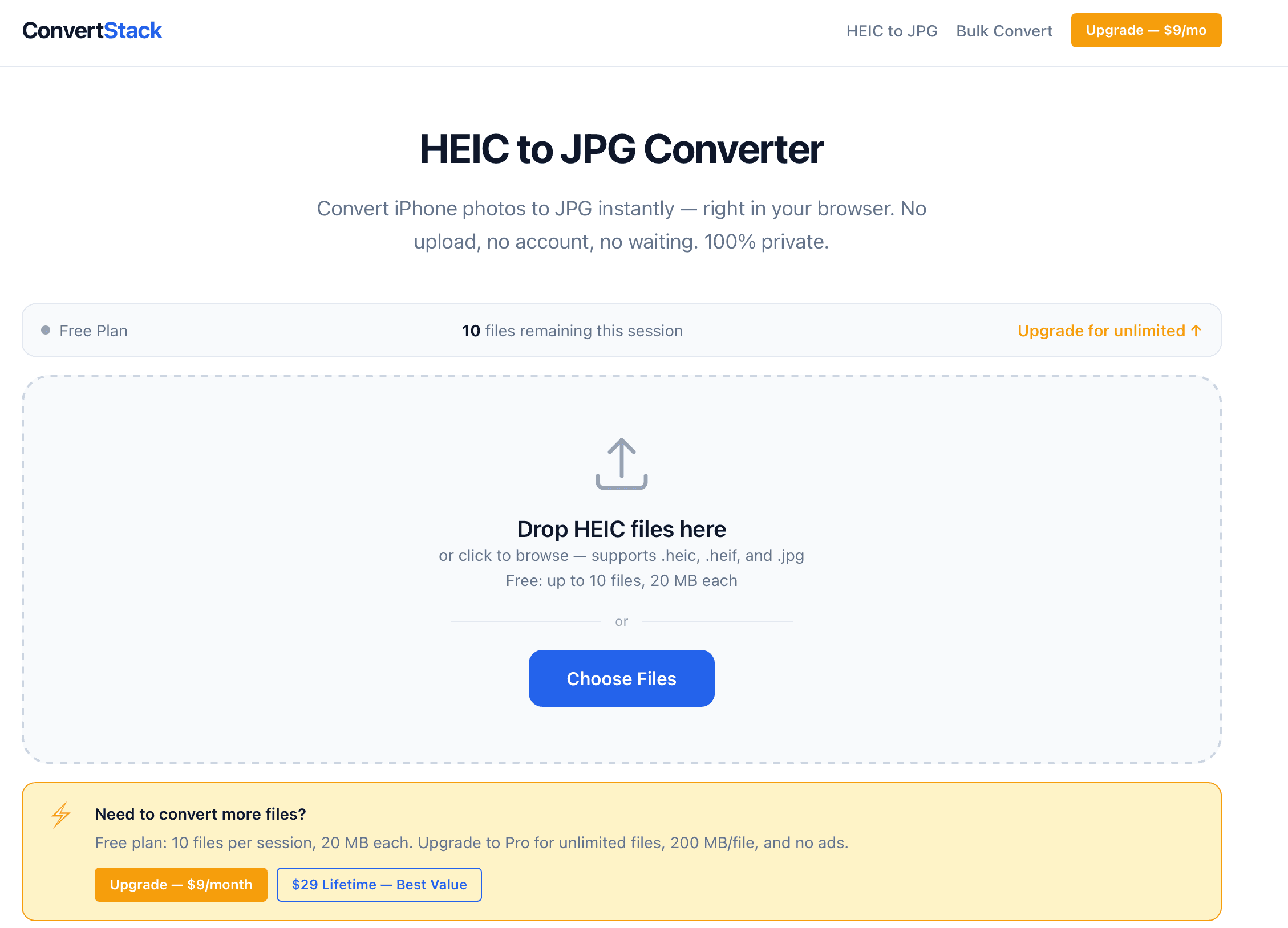 ConvertStack screenshot 2