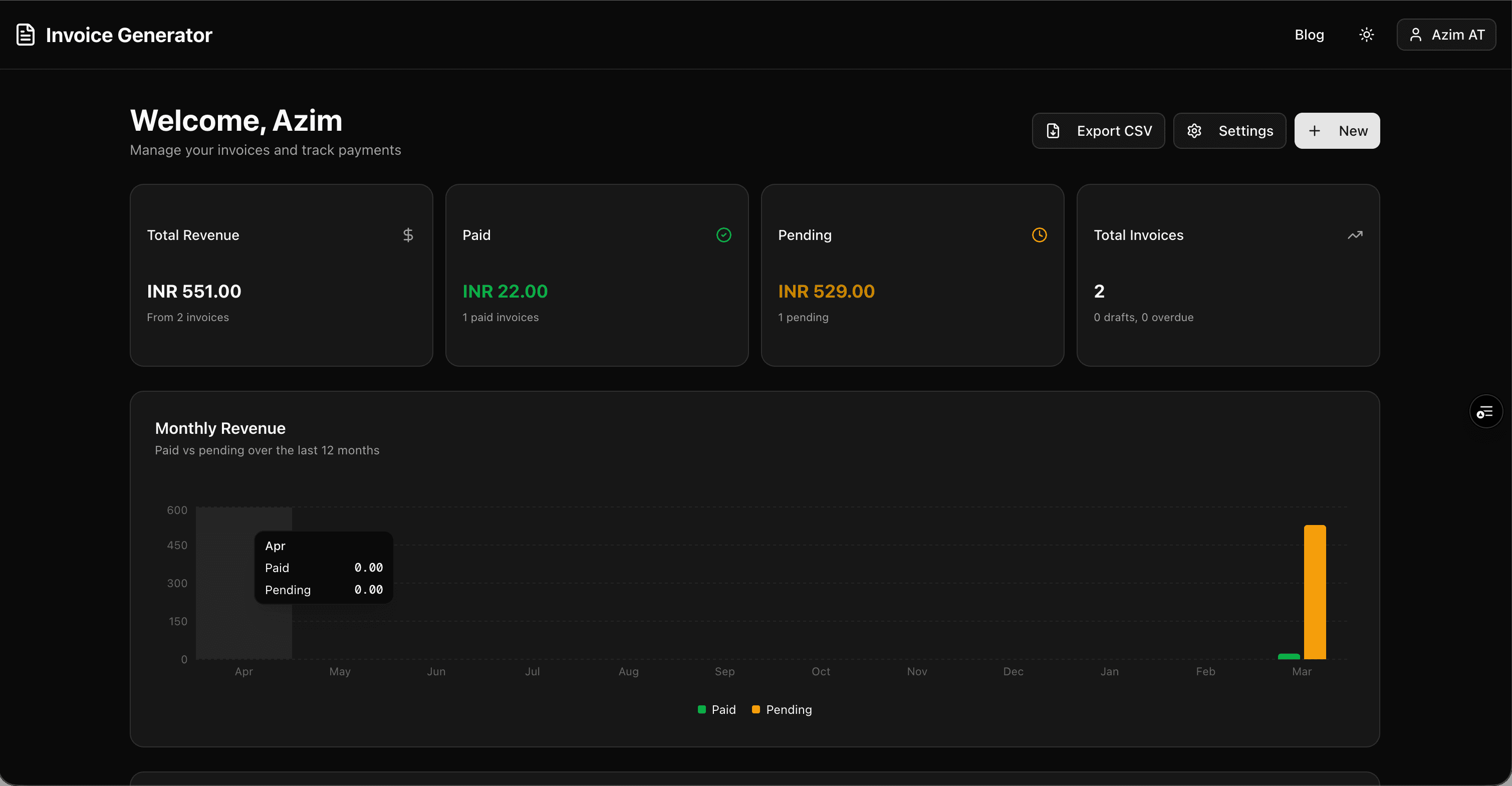Free Invoice Generator screenshot 1