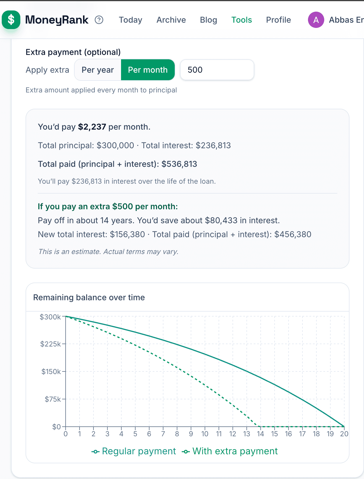 MoneyRank screenshot 6