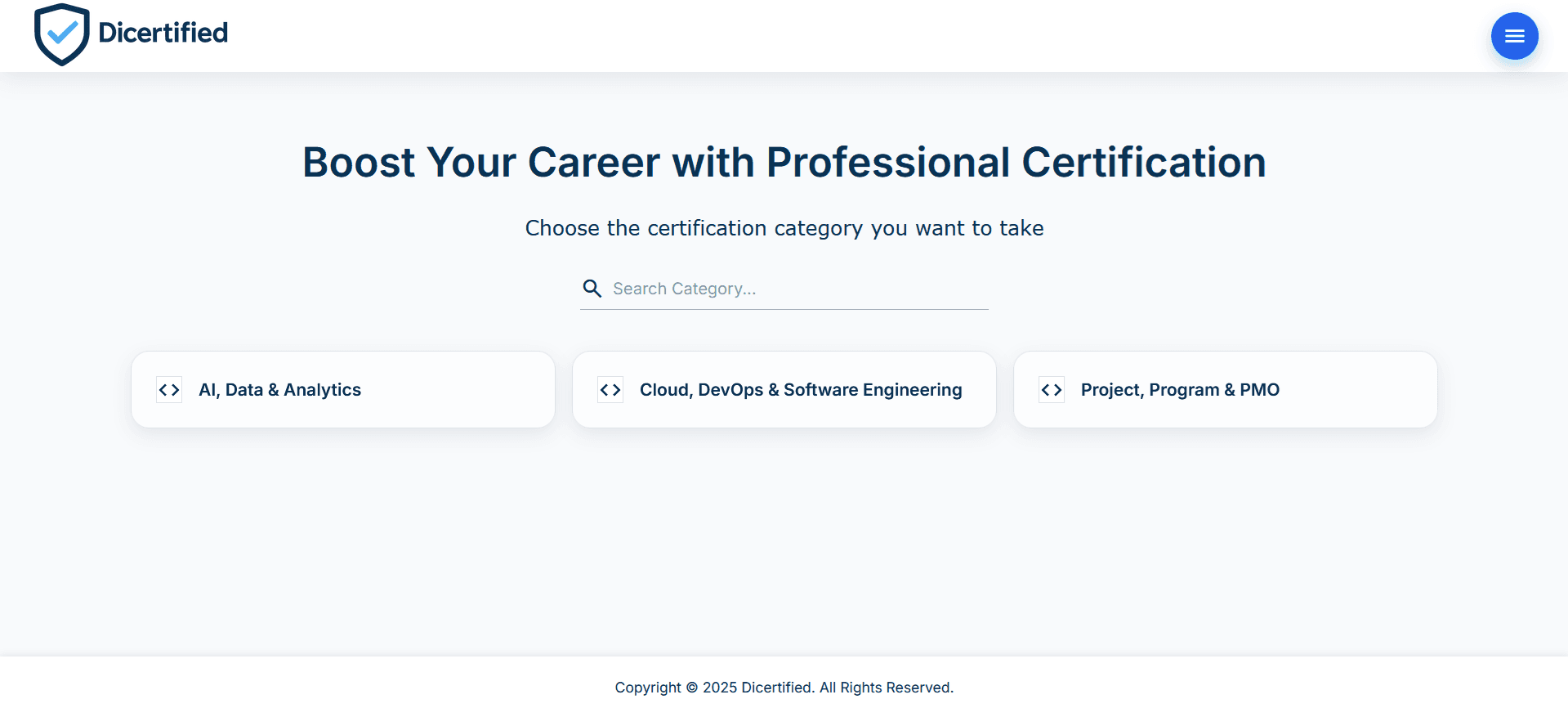 Dicertified screenshot 2