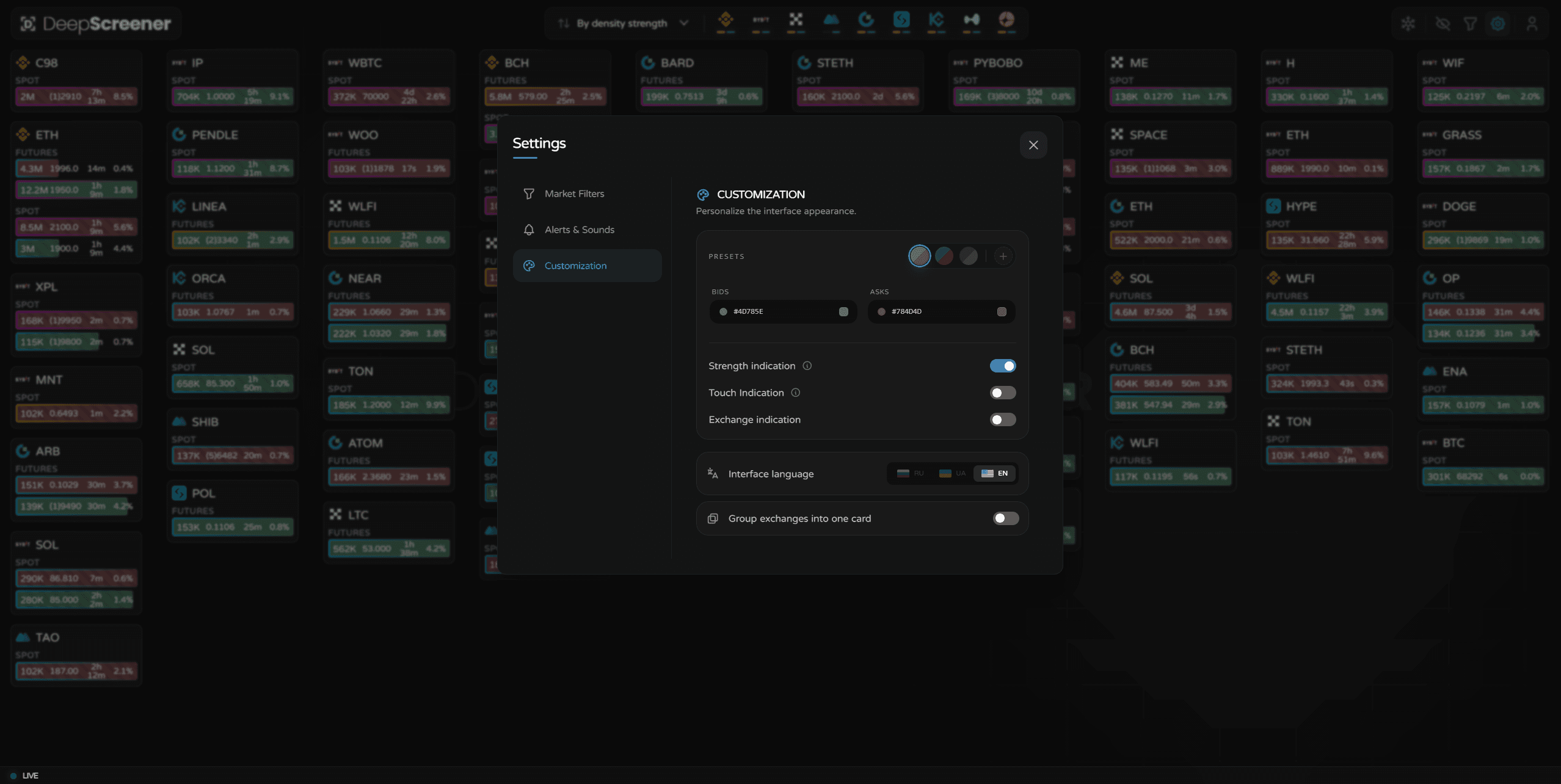DeepScreener screenshot 6