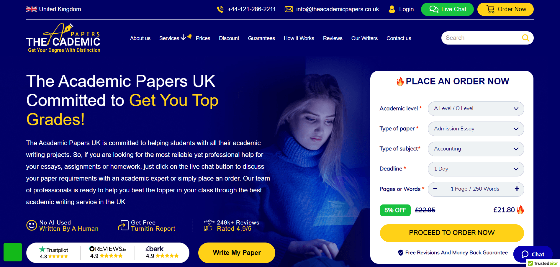 The Academic Papers UK screenshot 1