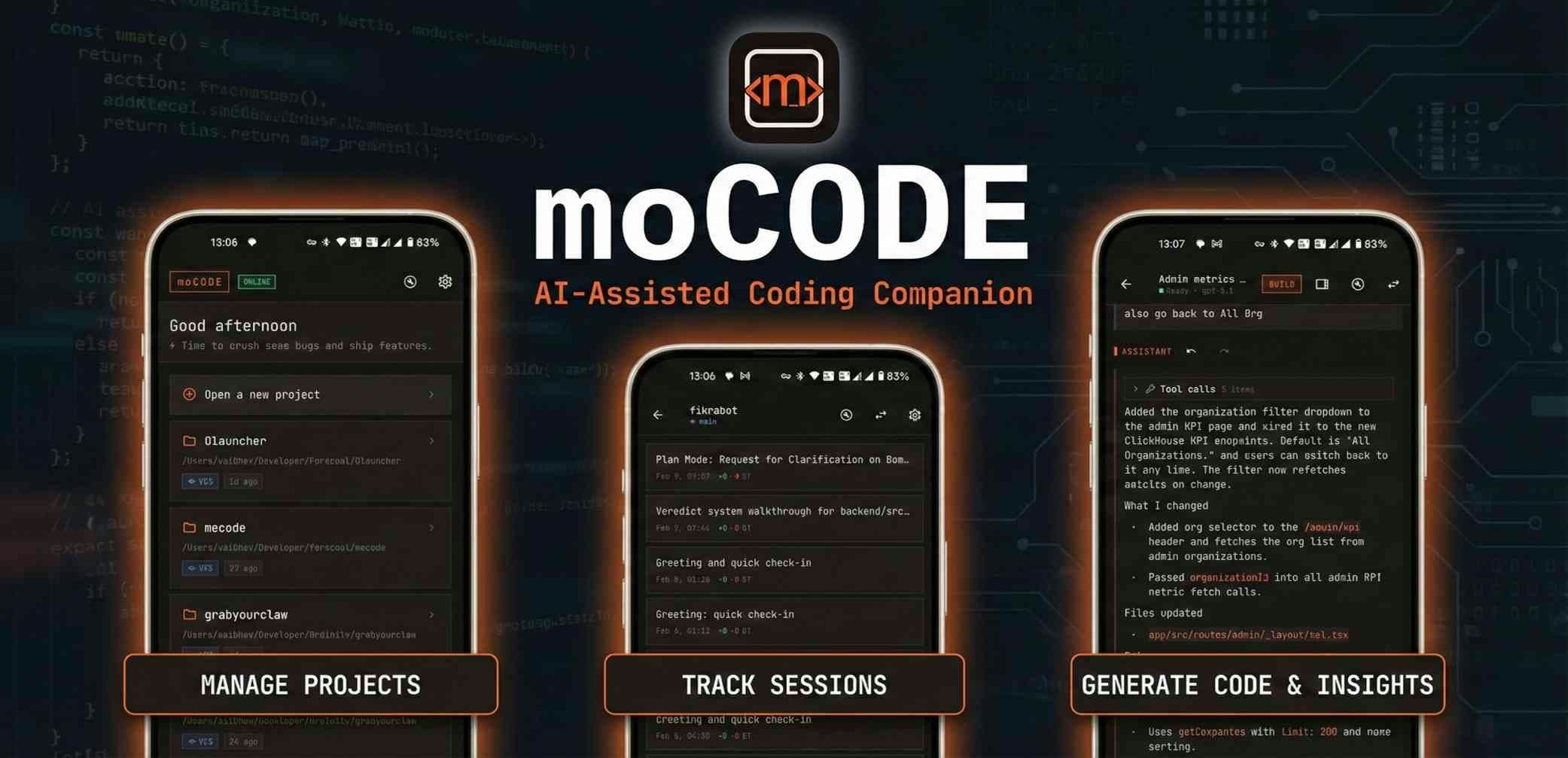 moCODE screenshot 2