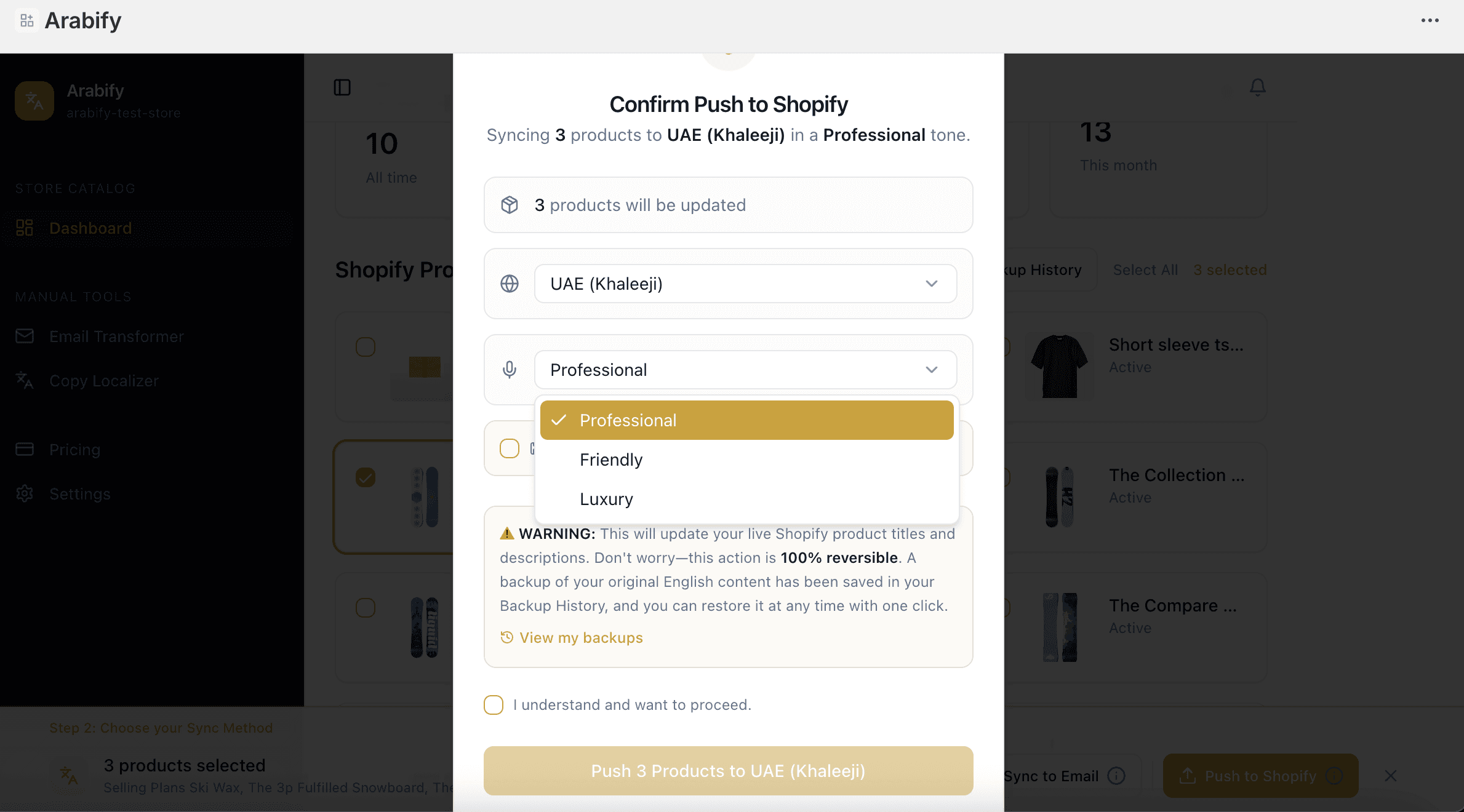 Arabify screenshot 2