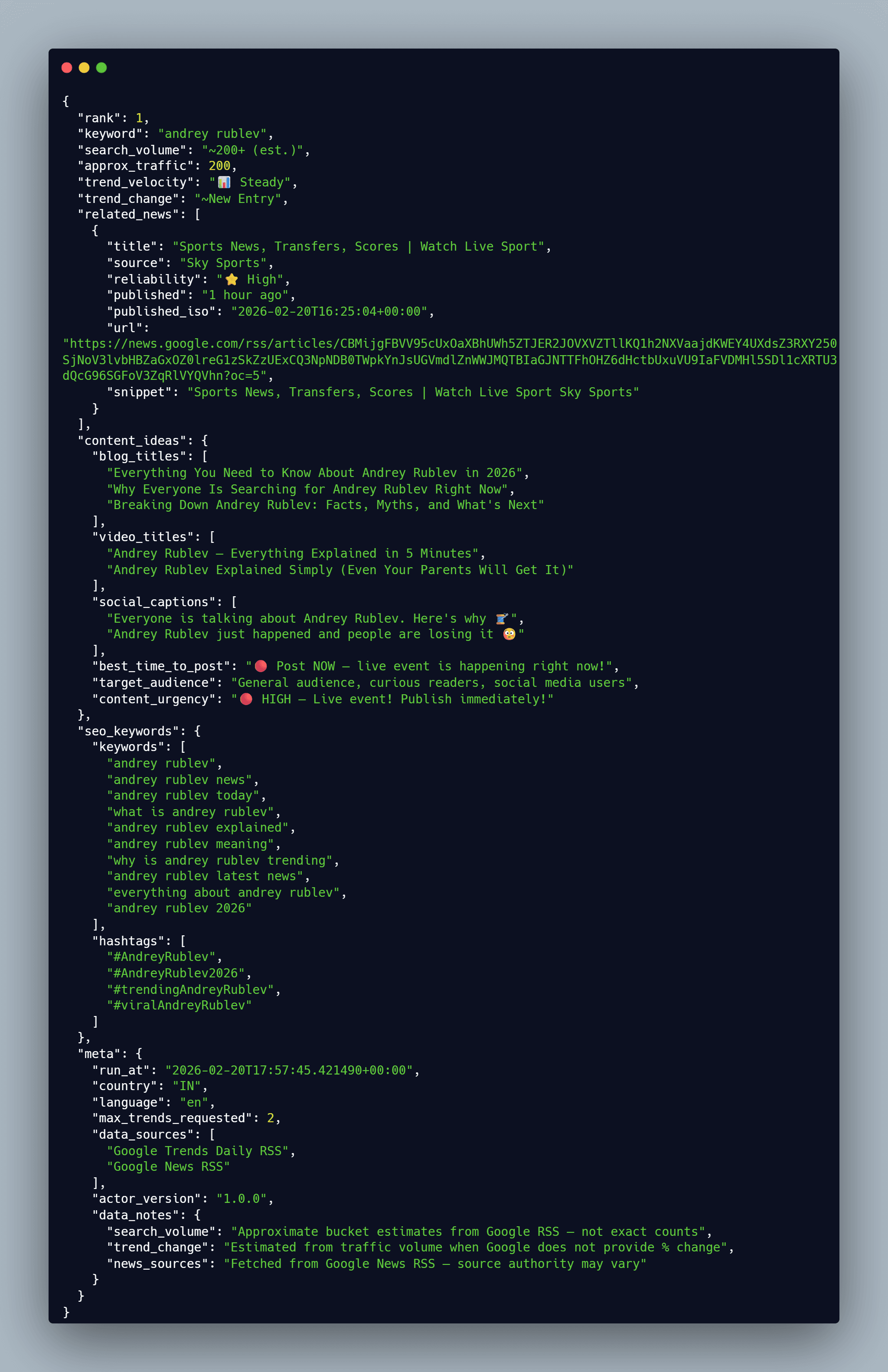 Daily Trend Intelligence screenshot 2