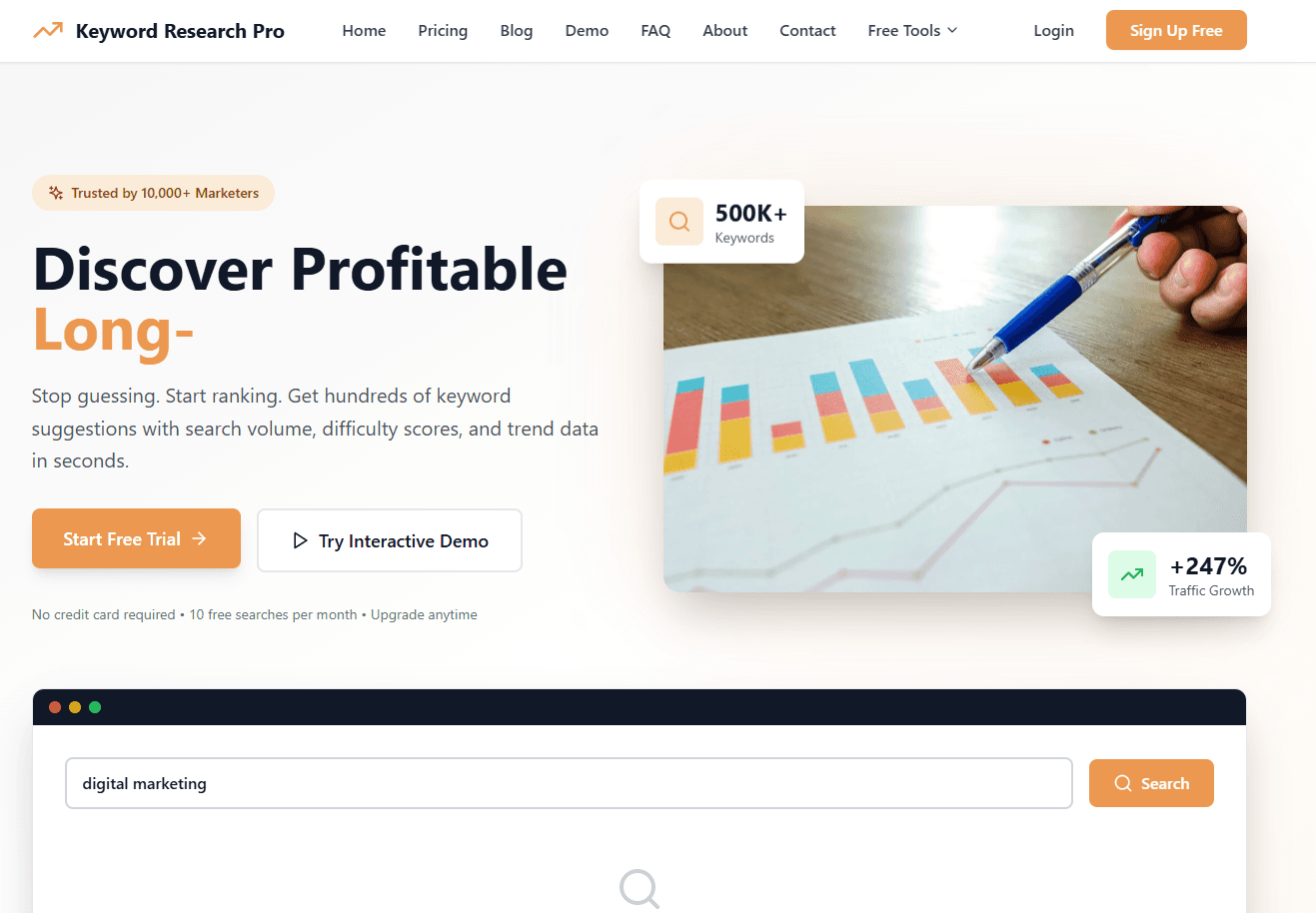 Keyword Research Pro screenshot 1