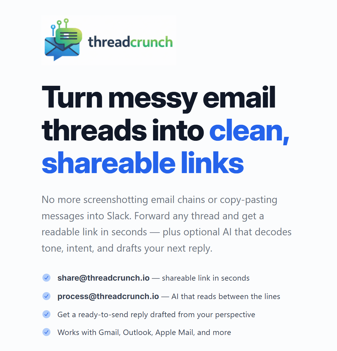 ThreadCrunch screenshot 2