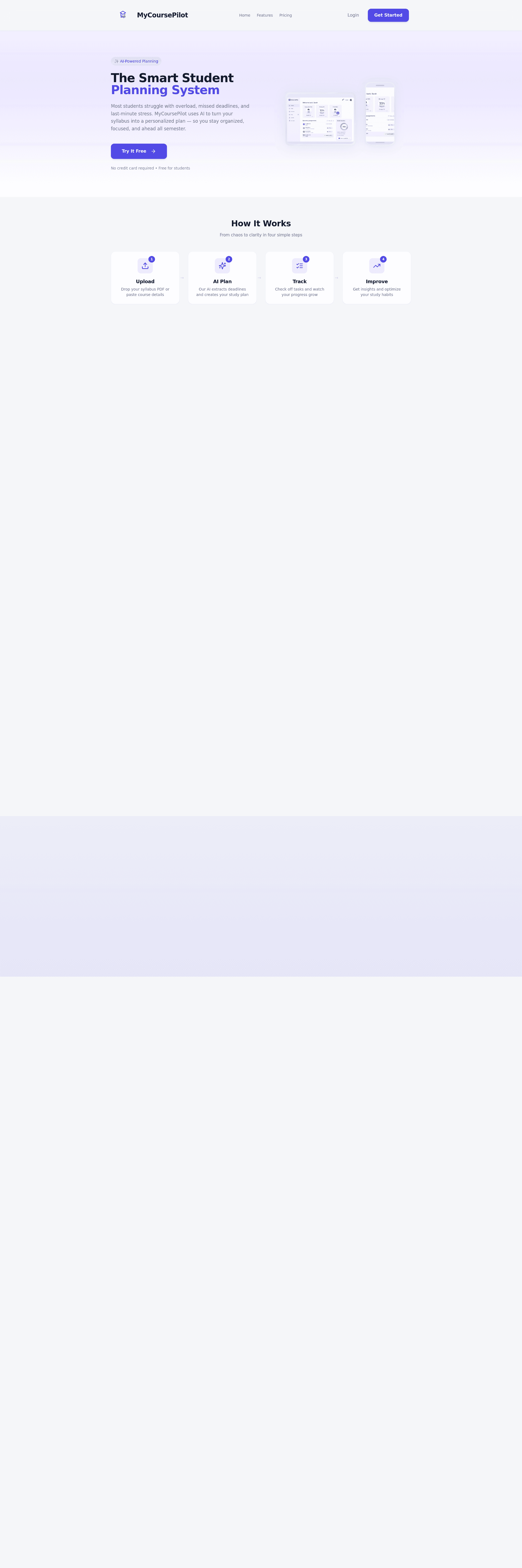 MyCoursePilot screenshot 1