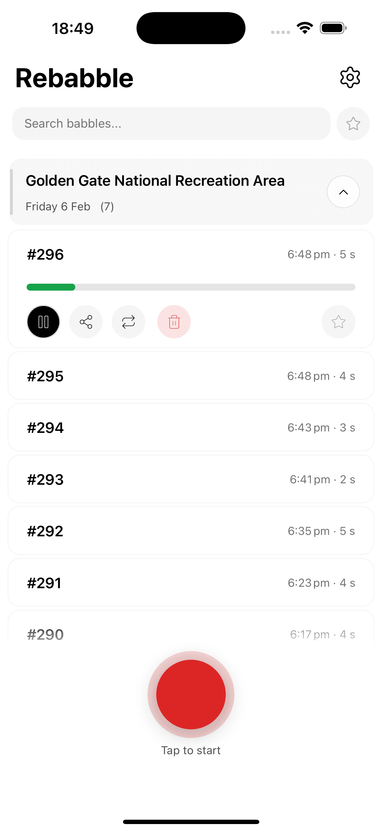 Rebabble screenshot 2