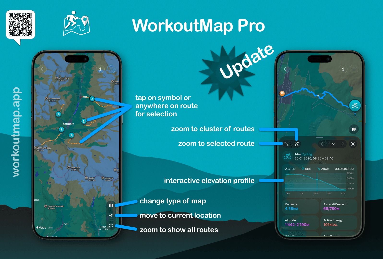 WorkoutMap screenshot 1