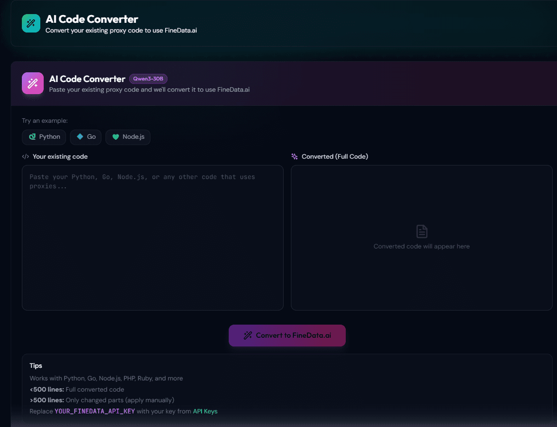 FineData.ai screenshot 3