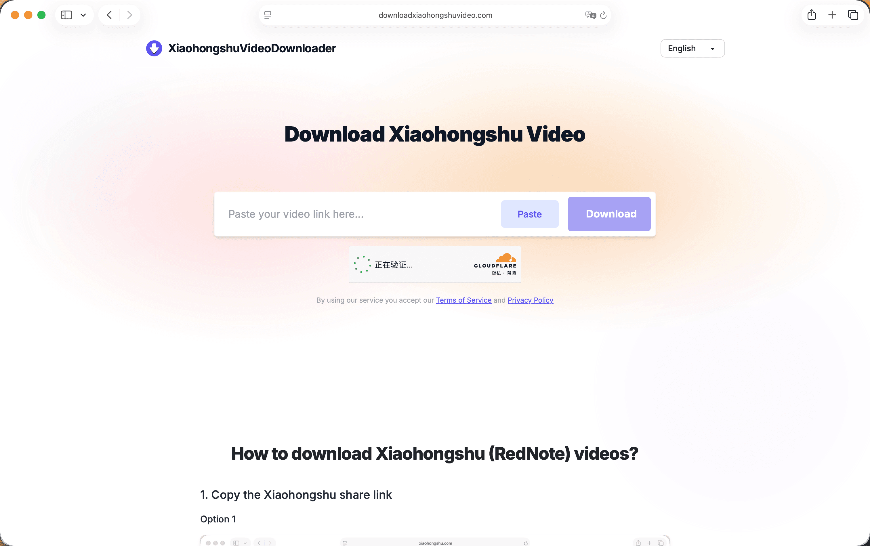 XiaohongshuVideoDownloader screenshot 2