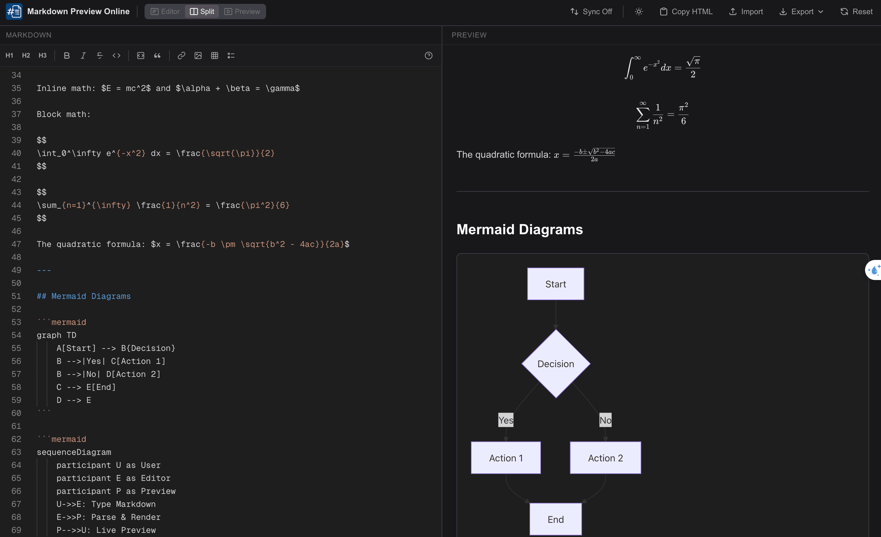 Markdown Preview Online screenshot 4