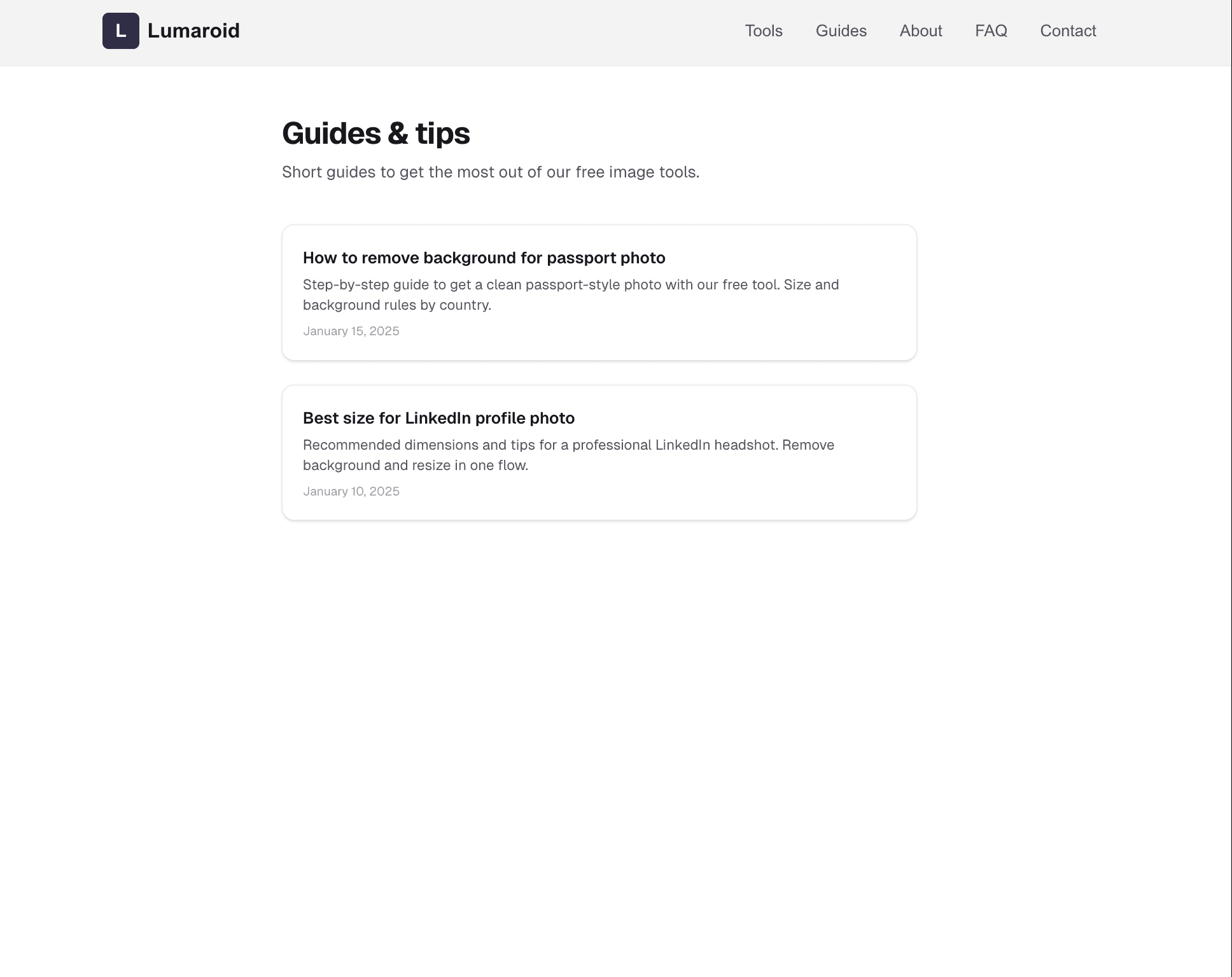 Lumaroid - Free Online Tools screenshot 7
