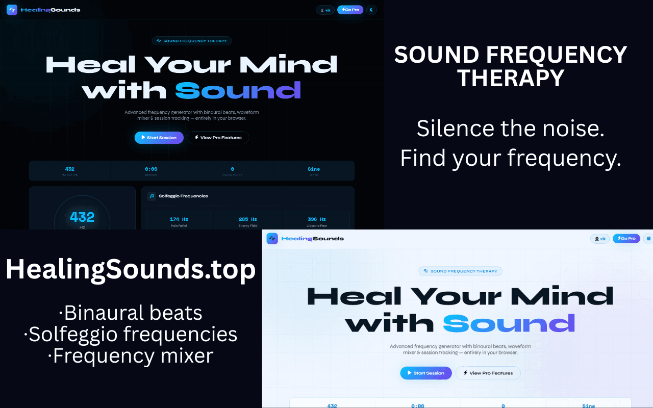 HealingSounds.top screenshot 2