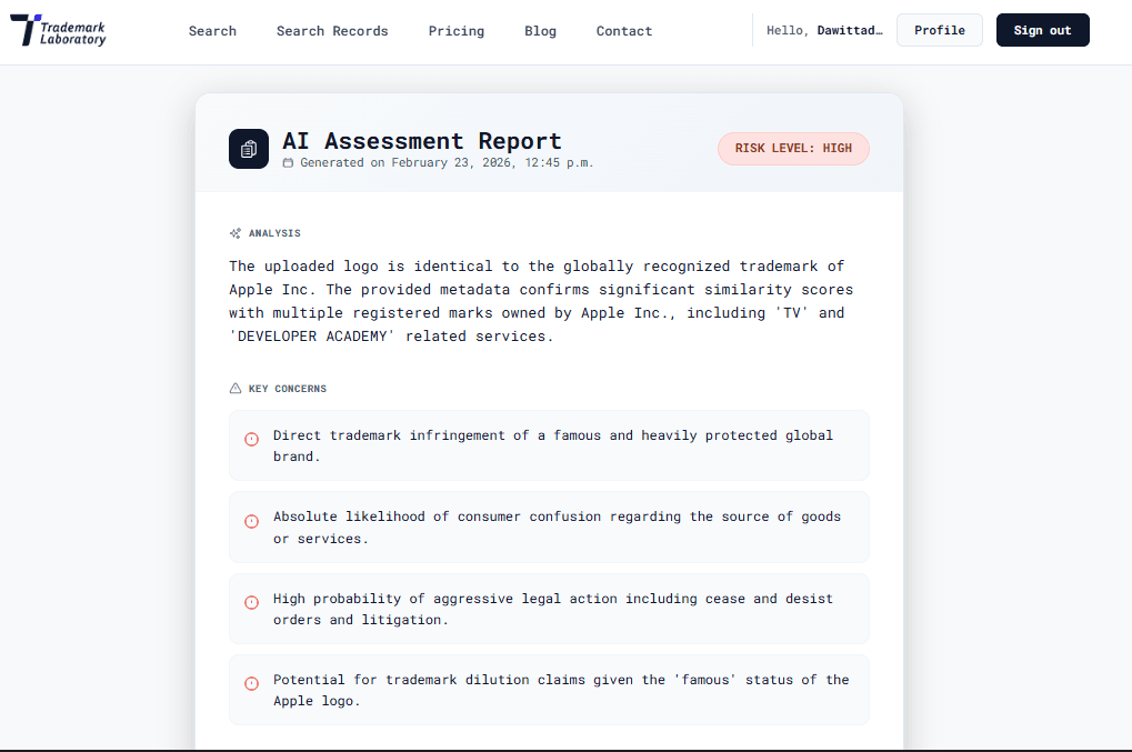 Trademark Lab screenshot 5