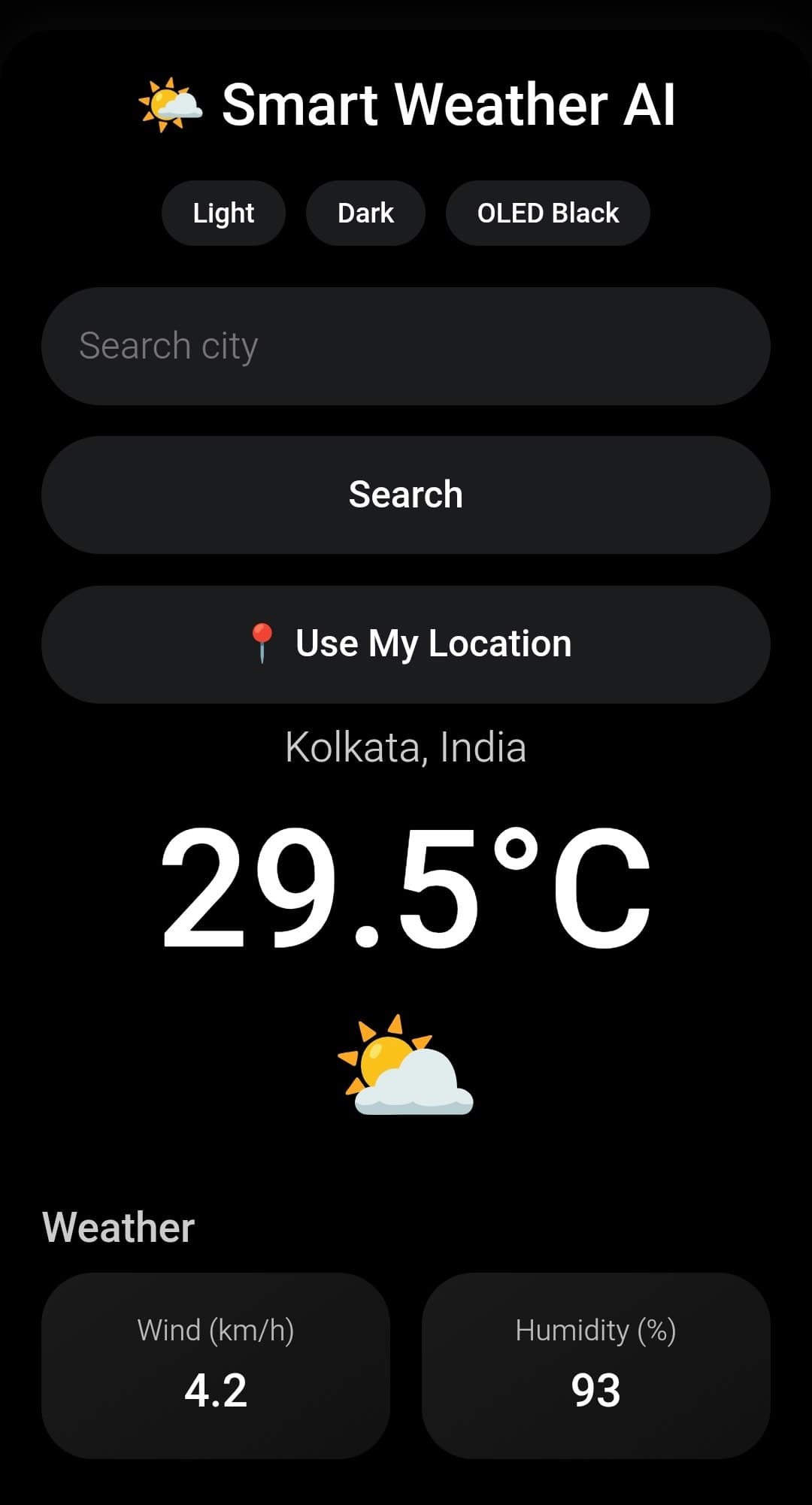 Smart Weather AI screenshot 1