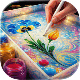 Ebru — Turkish Paper Marbling