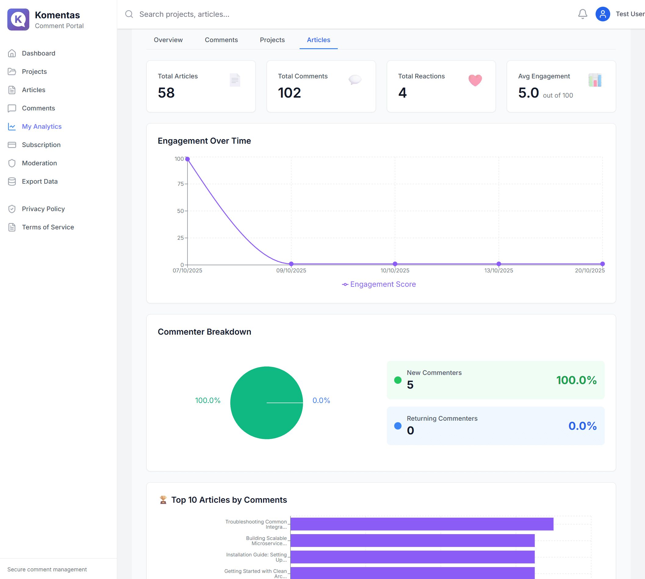 Komentas screenshot 12