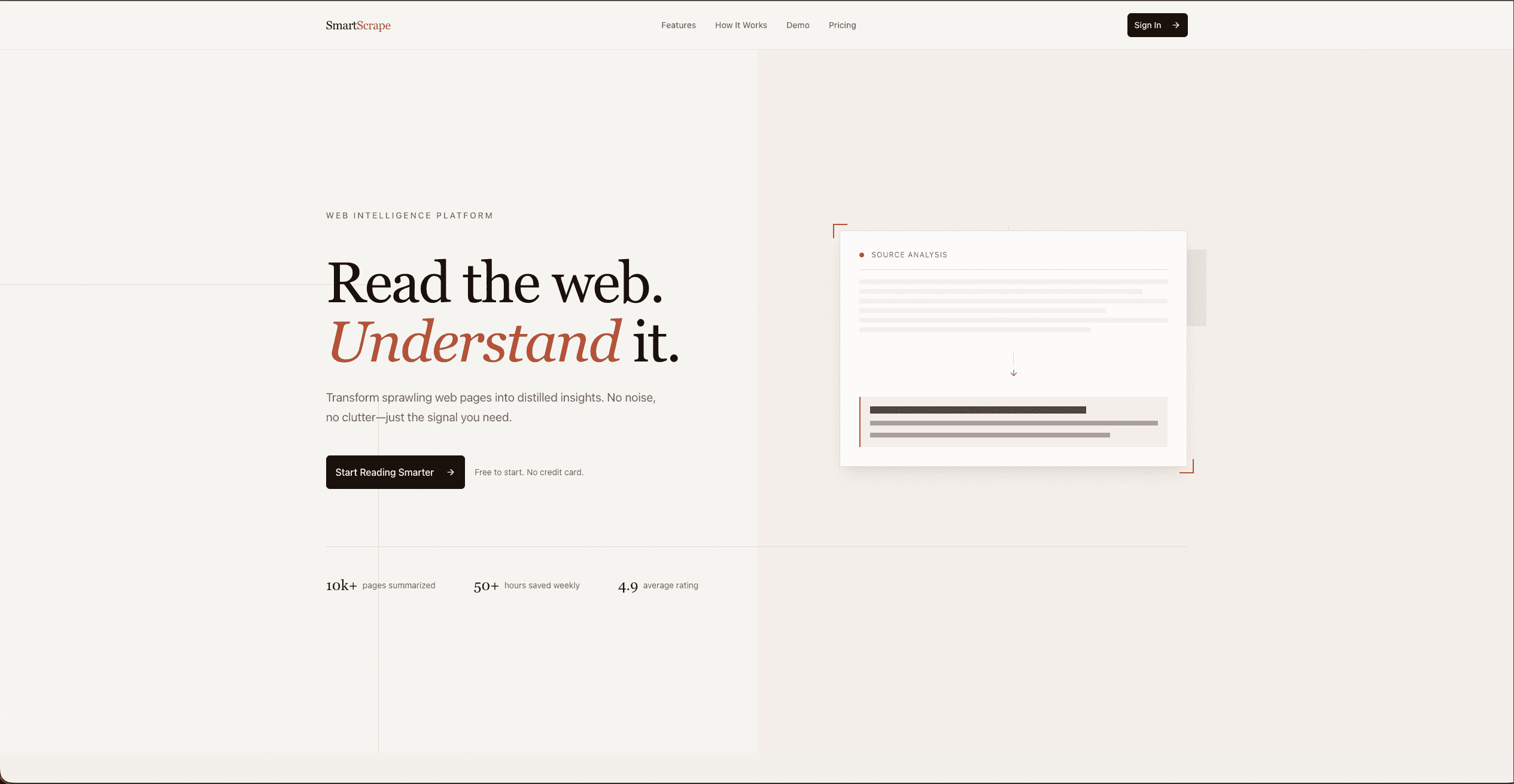 SmartScrape screenshot 1