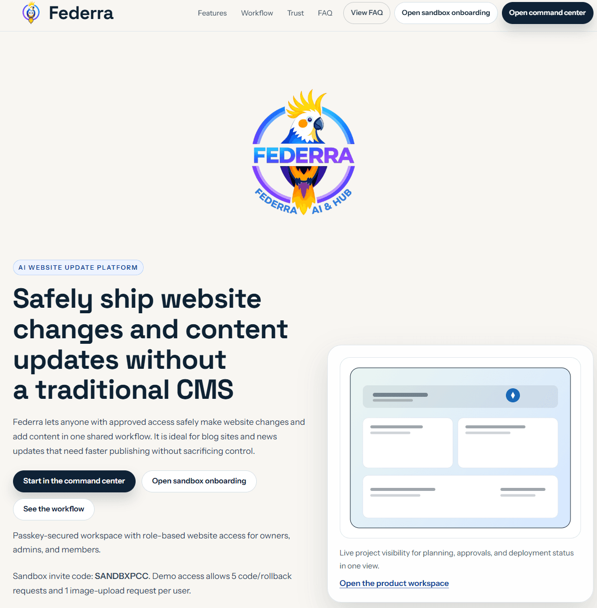 Federra screenshot 1