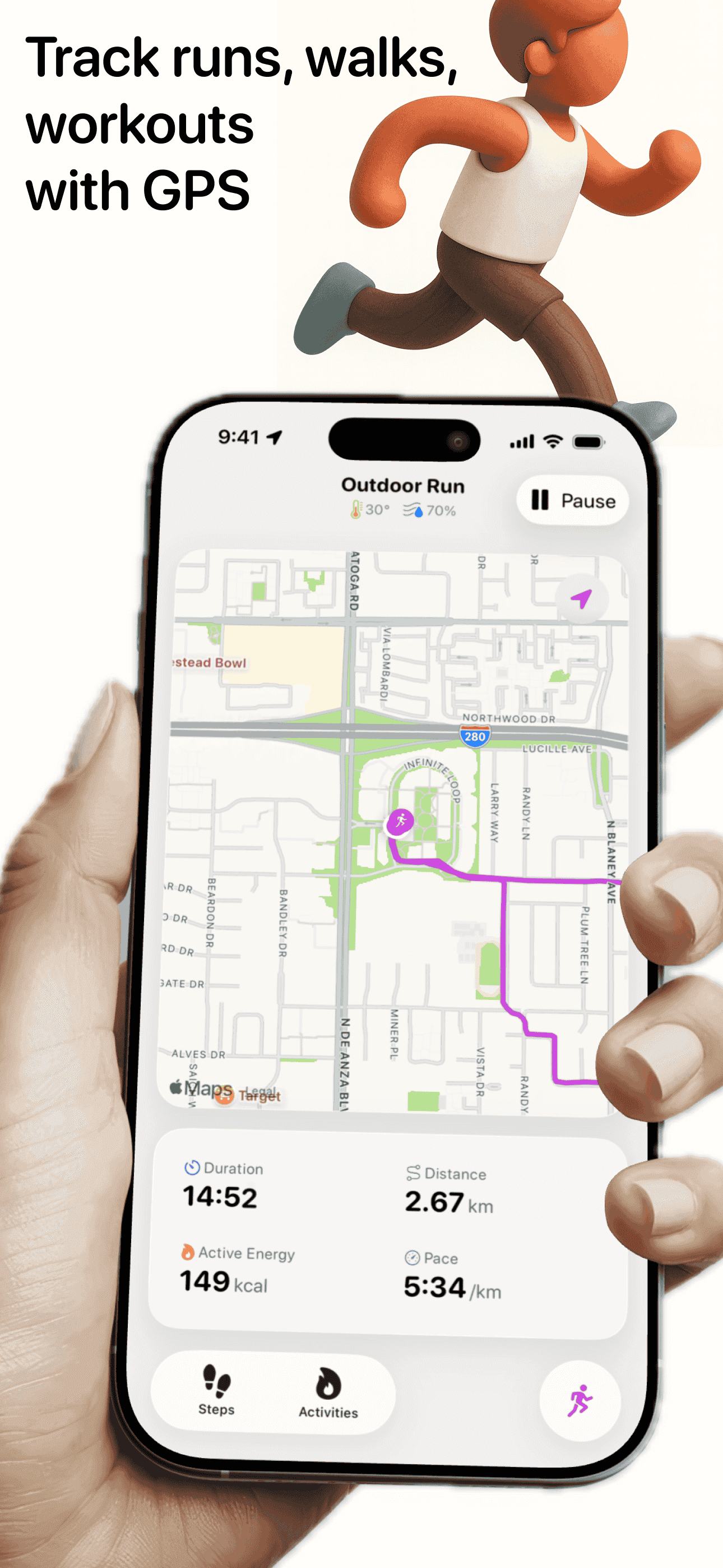 Steps: Workout & Pedometer screenshot 4