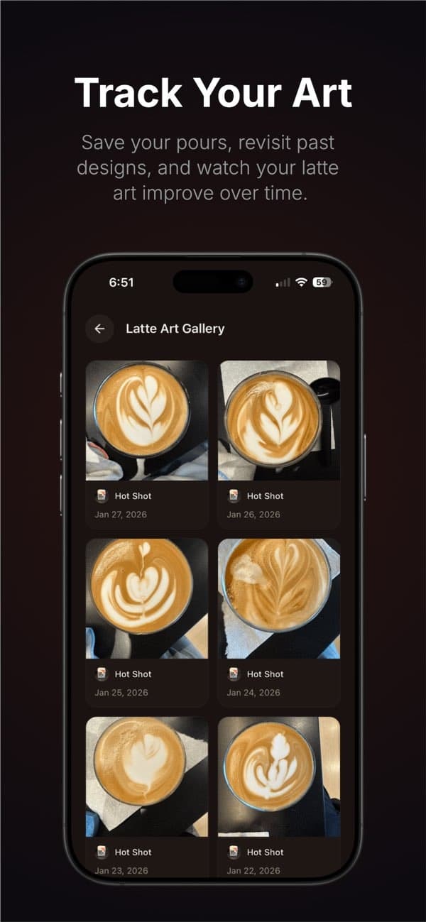 Espresso Shot Log screenshot 2