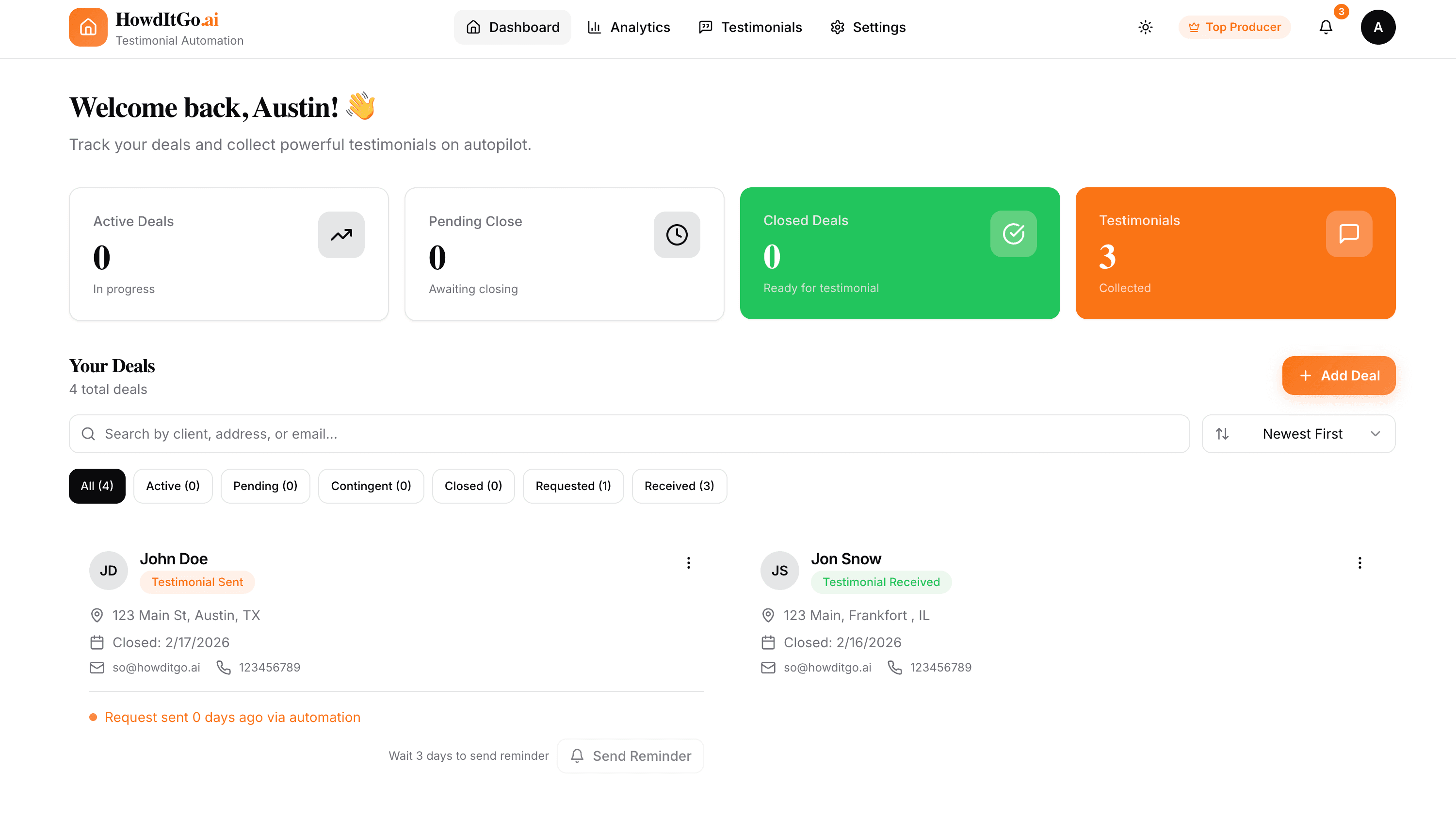 HowdItGo.ai screenshot 3