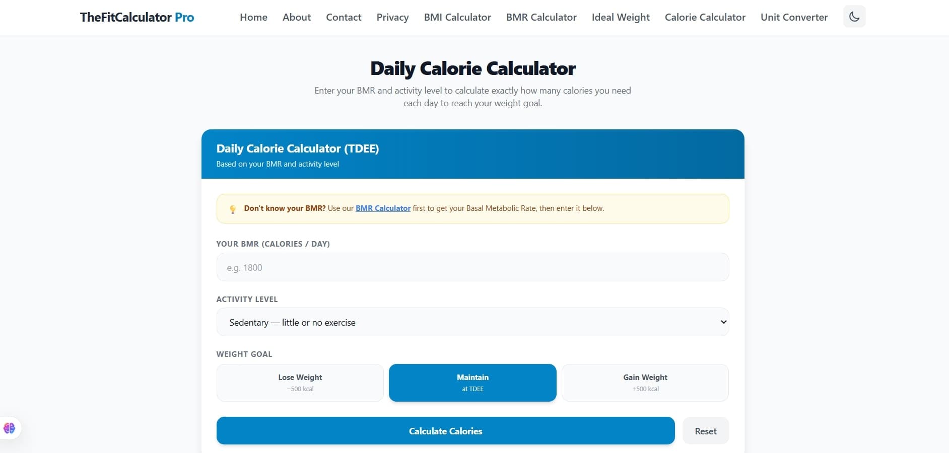Free Health Calculator screenshot 3