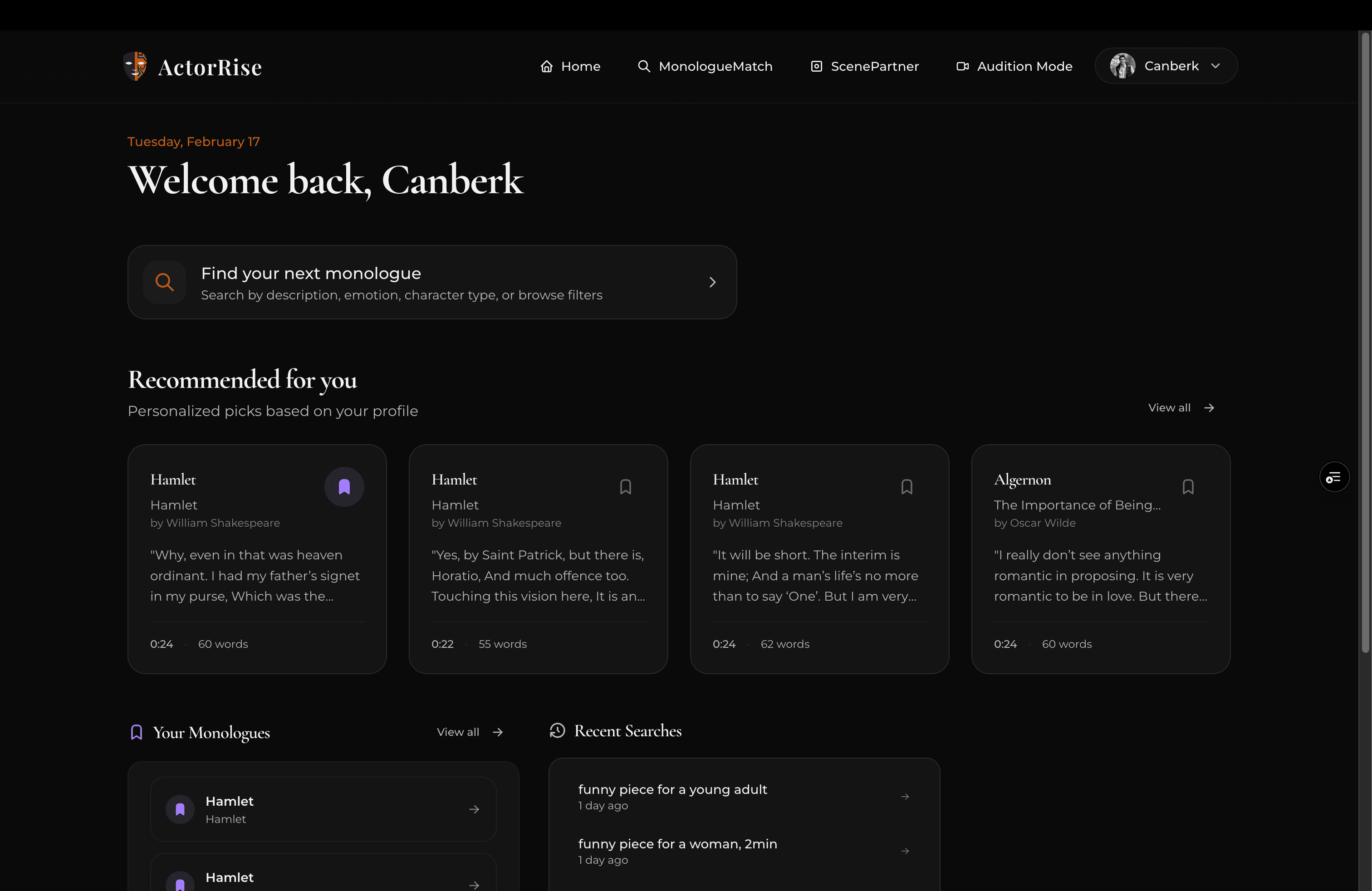 ActorRise screenshot 3