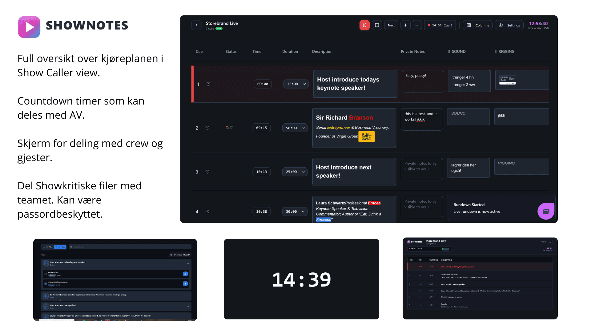 Shownotes screenshot 3