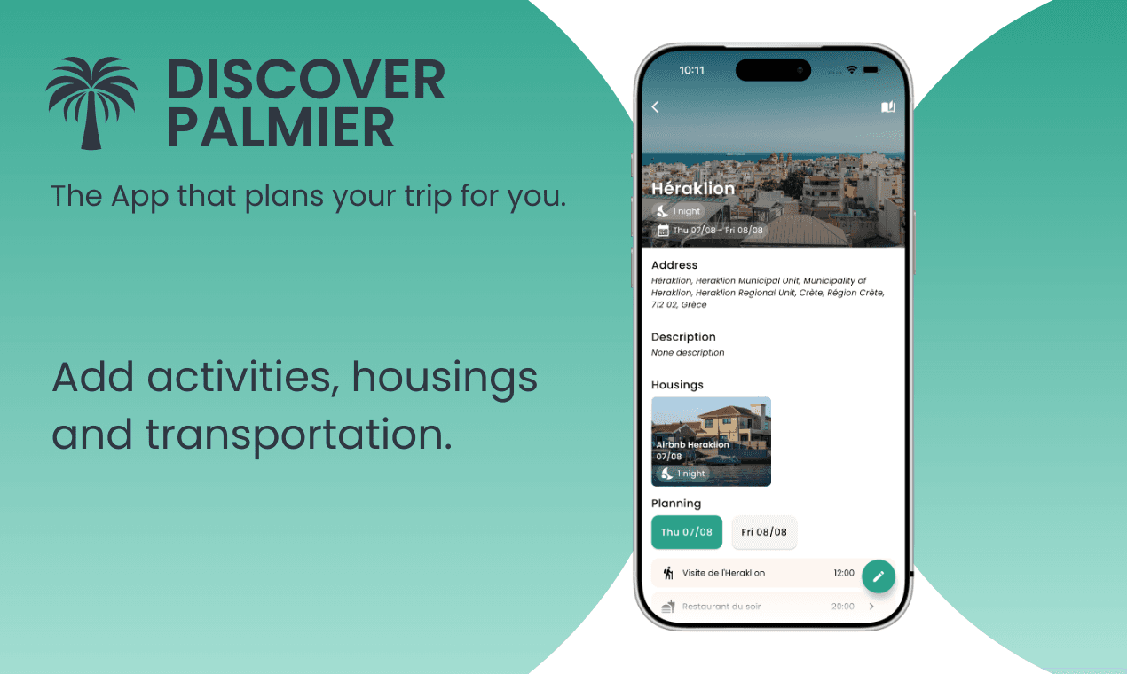 Palmier: Plan your trip. Effortlessly screenshot 5