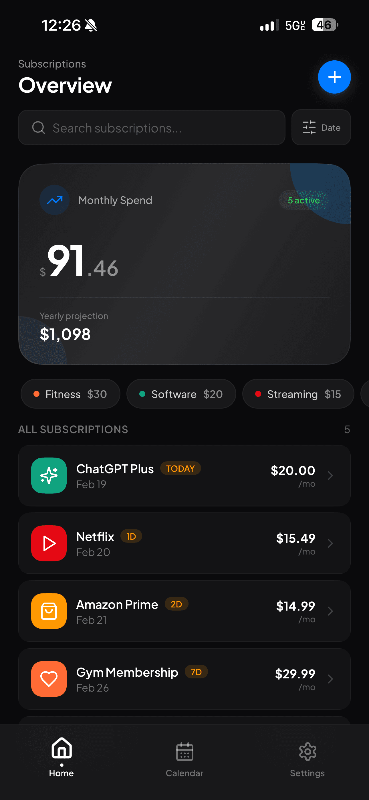 TrakSub screenshot 2