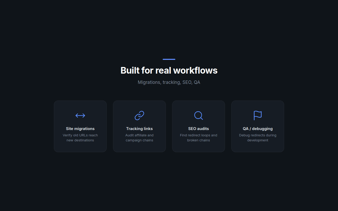 Redirect Inspector screenshot 8