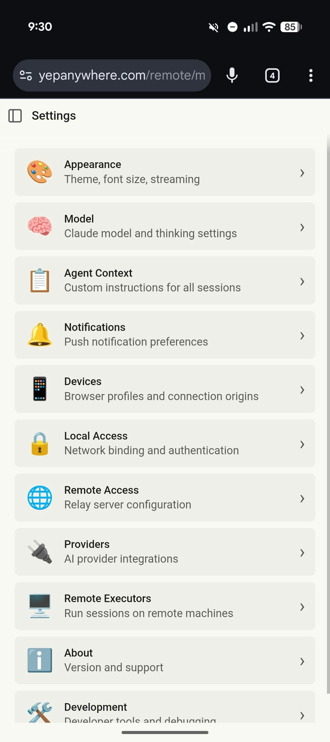 Yep Anywhere screenshot 8