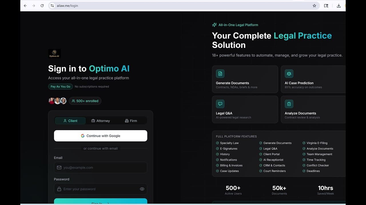 AILAW.ME screenshot 1
