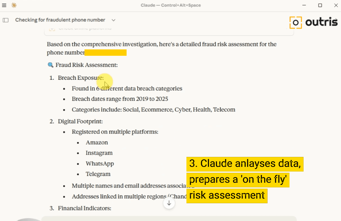 Outris Identity MCP screenshot 5