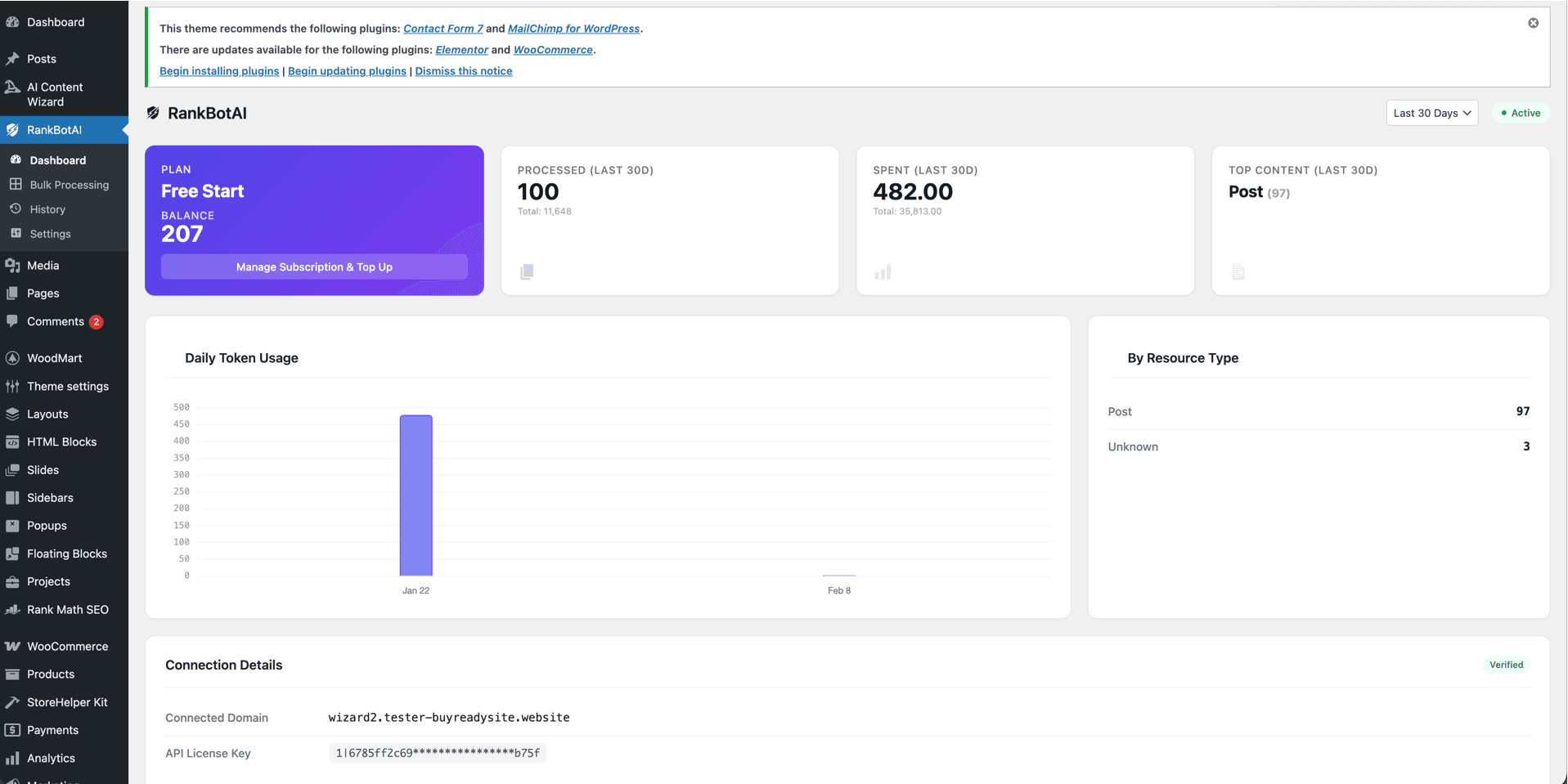 RankBot AI SEO Optimizer screenshot 1