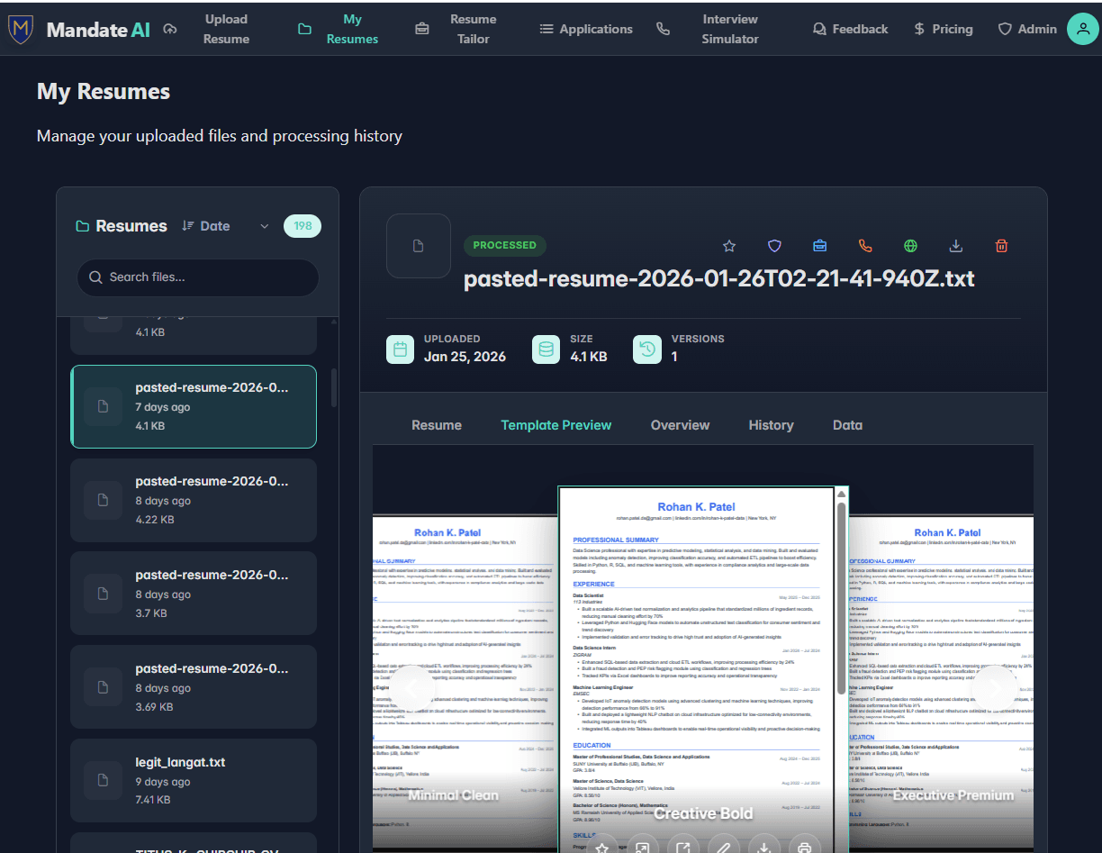 Mandate AI screenshot 3