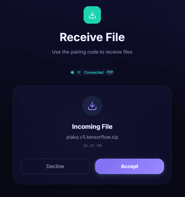 FluxShare - P2P File Transfer screenshot 6