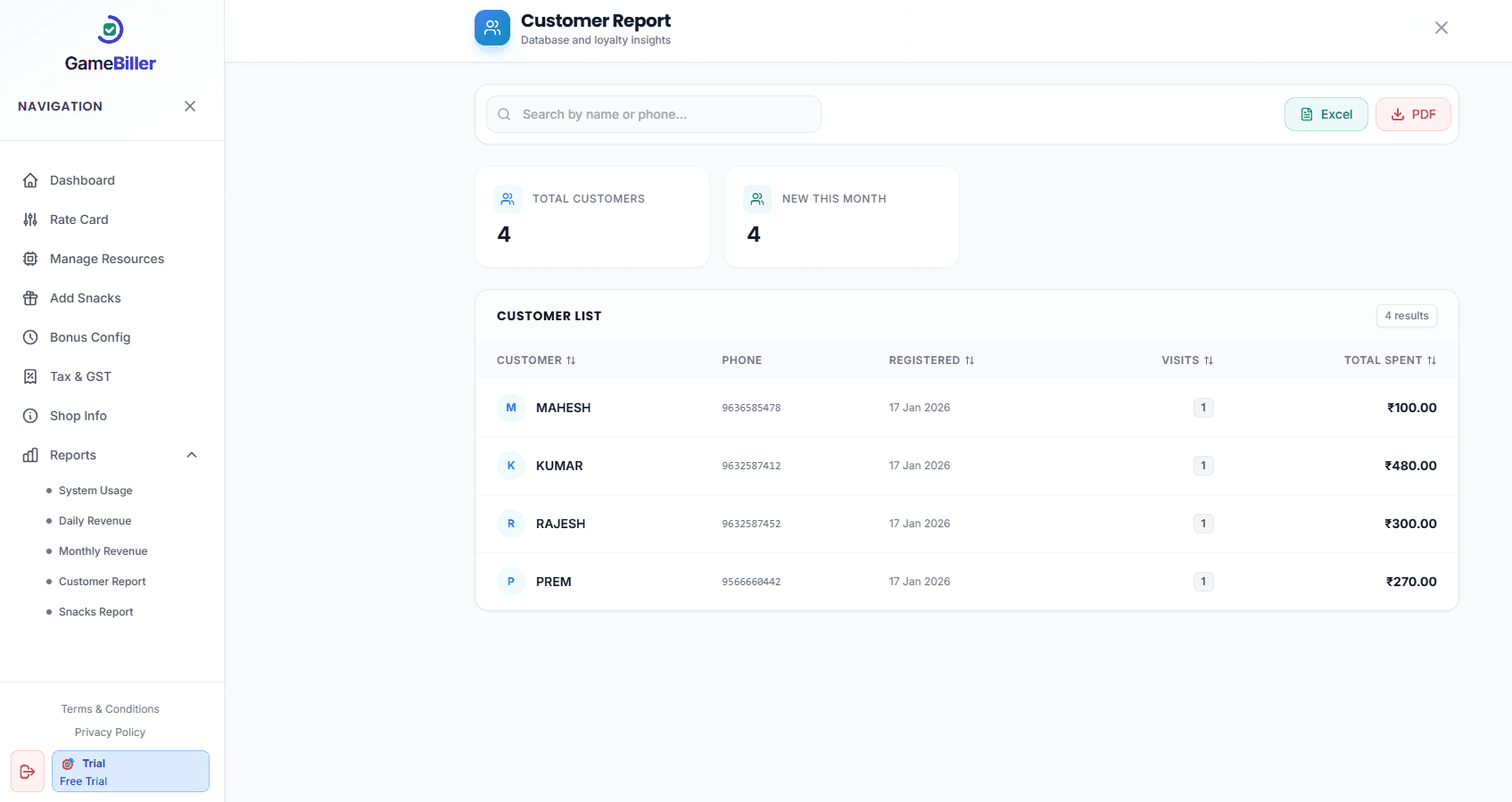 GameBiller screenshot 10