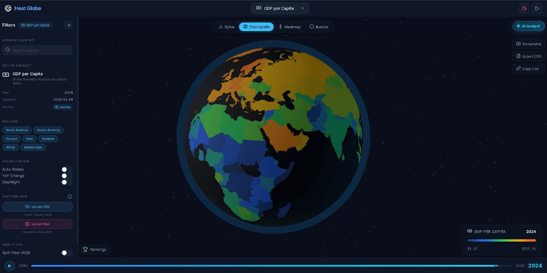 Heat Globe screenshot 3